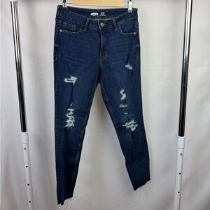 NWOT Old Navy Rockstar Super Skinny High-Rise Jeans | Distressed | Size 4